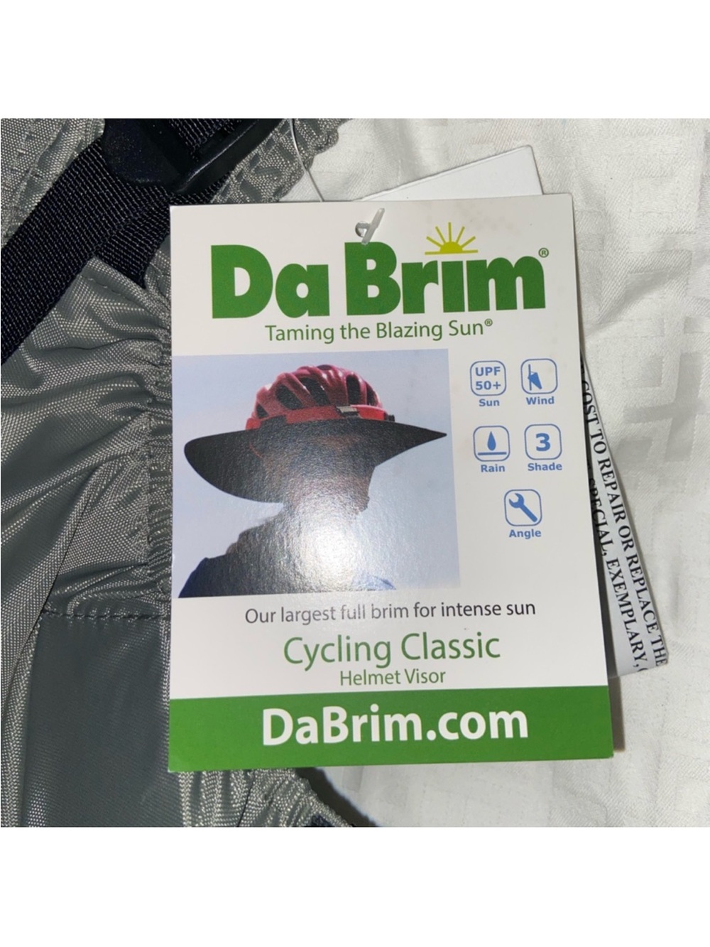 Da Brim Cycling Classic Visor - Gray